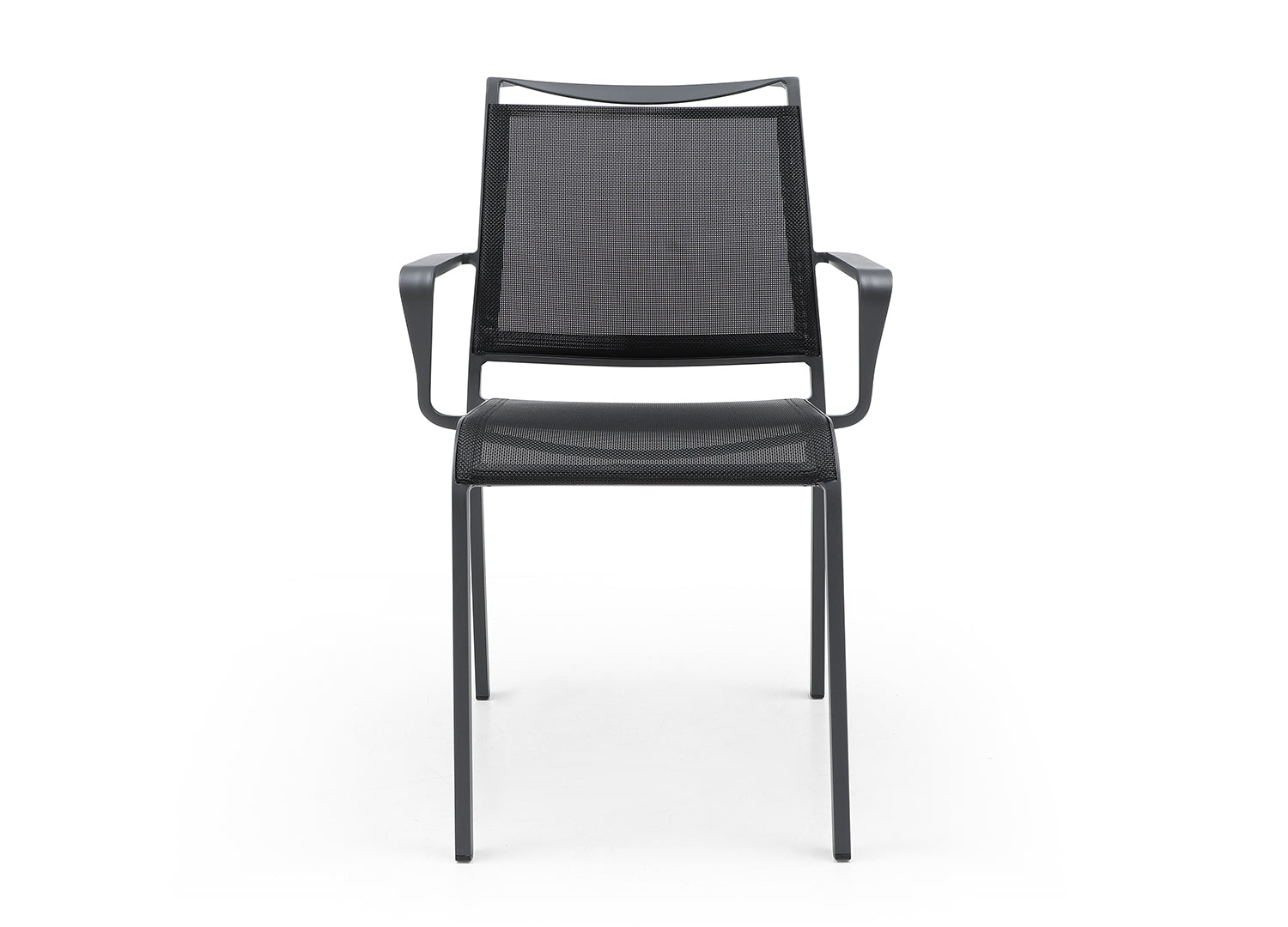 Whiteline Aloha Outdoor Dining Armchair DAC1566-GRY - Vip Game Room