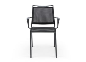 Whiteline Aloha Outdoor Dining Armchair DAC1566-GRY