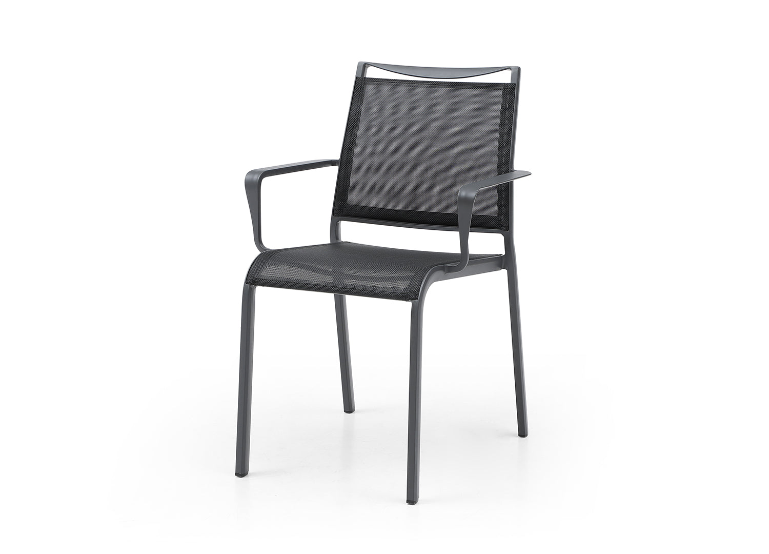 Whiteline Aloha Outdoor Dining Armchair DAC1566-GRY - Vip Game Room