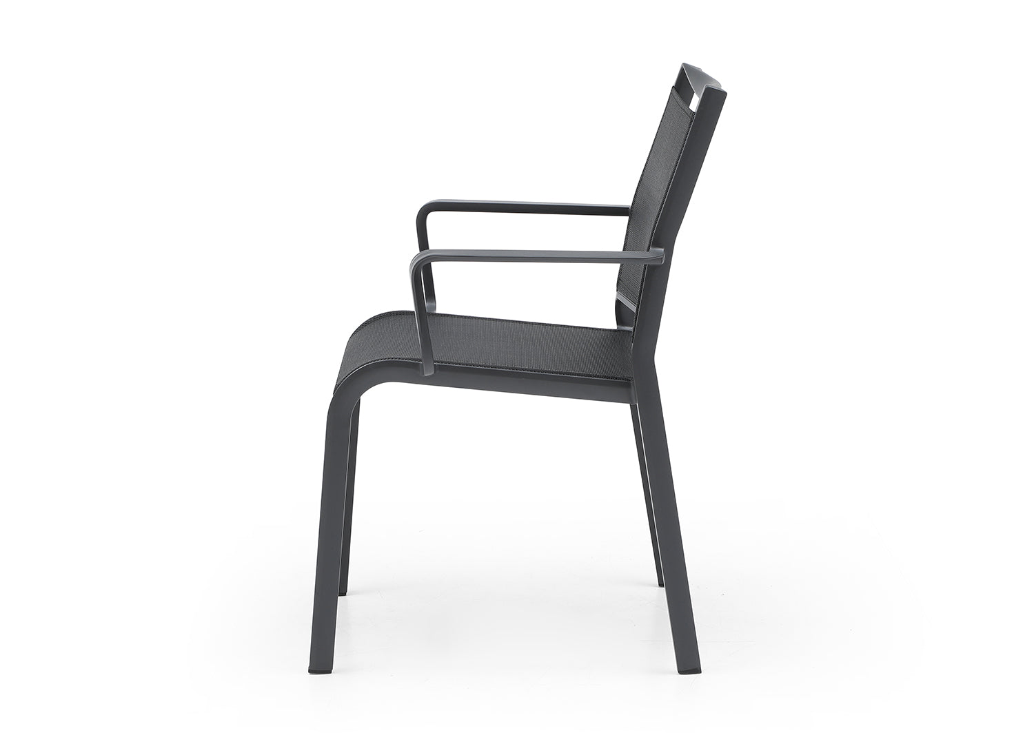 Whiteline Aloha Outdoor Dining Armchair DAC1566-GRY - Vip Game Room