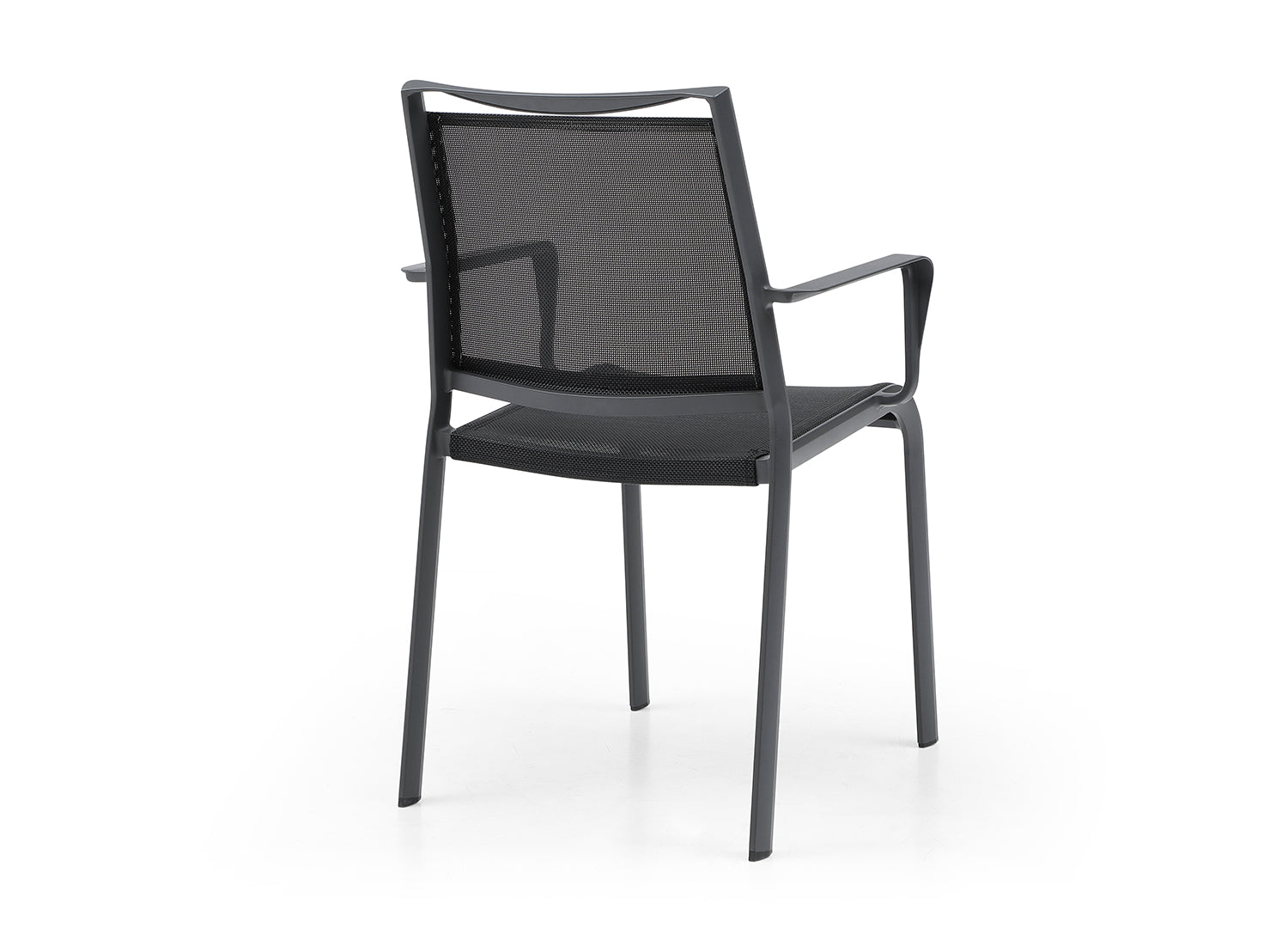Whiteline Aloha Outdoor Dining Armchair DAC1566-GRY - Vip Game Room