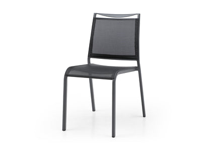 Whiteline Aloha Outdoor Dining Chair DC1566-GRY