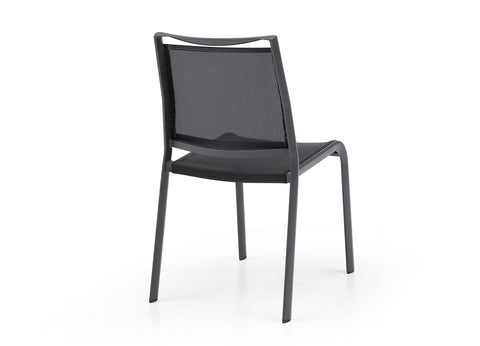 Image of Whiteline Aloha Outdoor Dining Chair DC1566-GRY