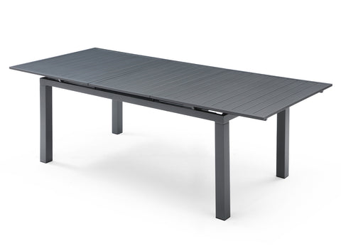 Image of Whiteline Alum Outdoor Extendable Dining Table DT1567-GRY