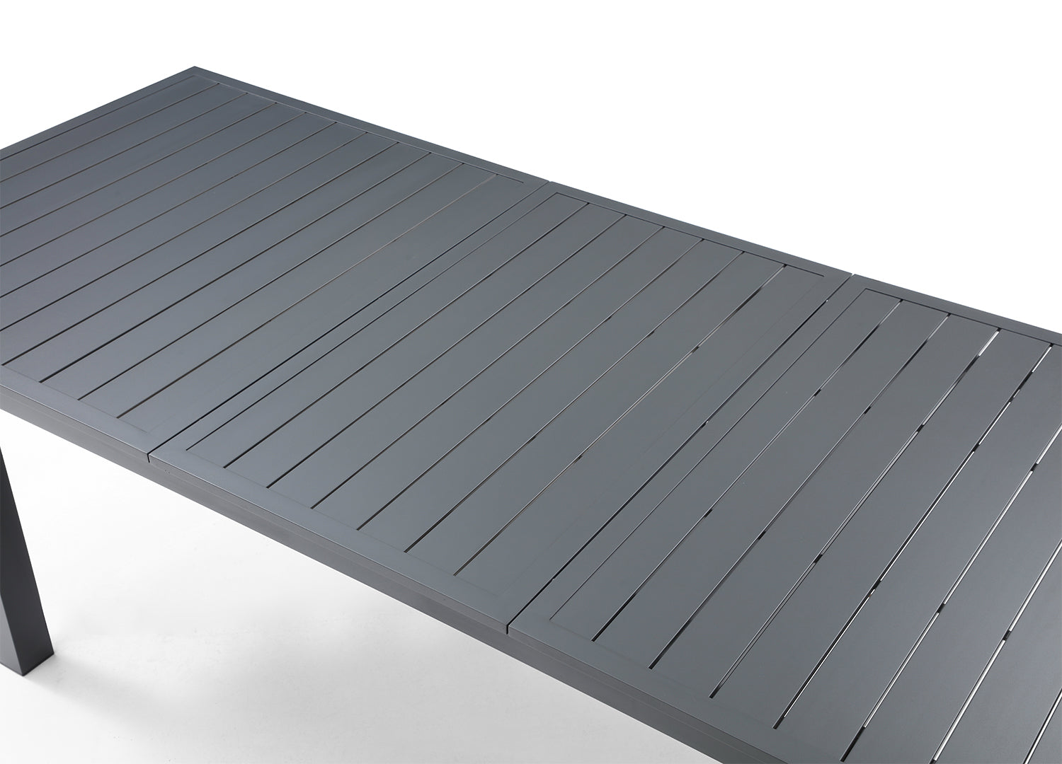 Whiteline Alum Outdoor Extendable Dining Table DT1567-GRY - Vip Game Room