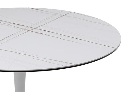 Whiteline Amarosa Dining Table White DT1719-WHT