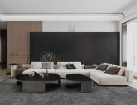 Whiteline Tori Large Coffee Table CT1895L-BLK - Vip Game Room