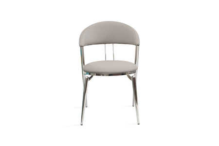 Whiteline Geneva Dining Chair DC1640-GRY