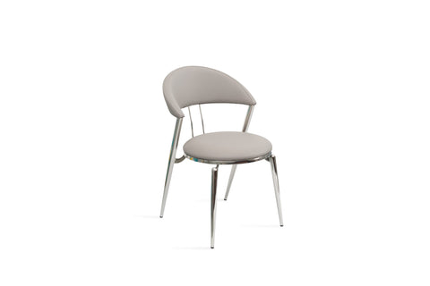 Image of Whiteline Geneva Dining Chair DC1640-GRY