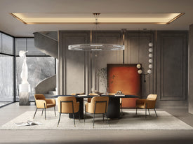 Whiteline Heidi Dining Table DT1842-BLK - Vip Game Room