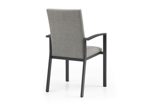 Image of Whiteline Doris Outdoor Dining Armchair DAC1836-GRY