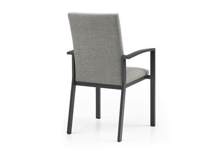 Whiteline Doris Outdoor Dining Armchair DAC1836-GRY