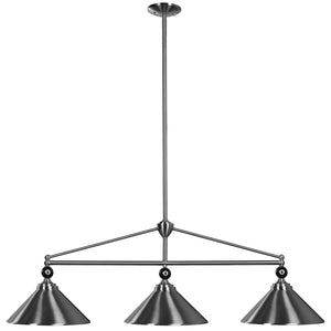 RAM 54" 3 SHADE BILLIARD FIXTURE EMP-B54 ST