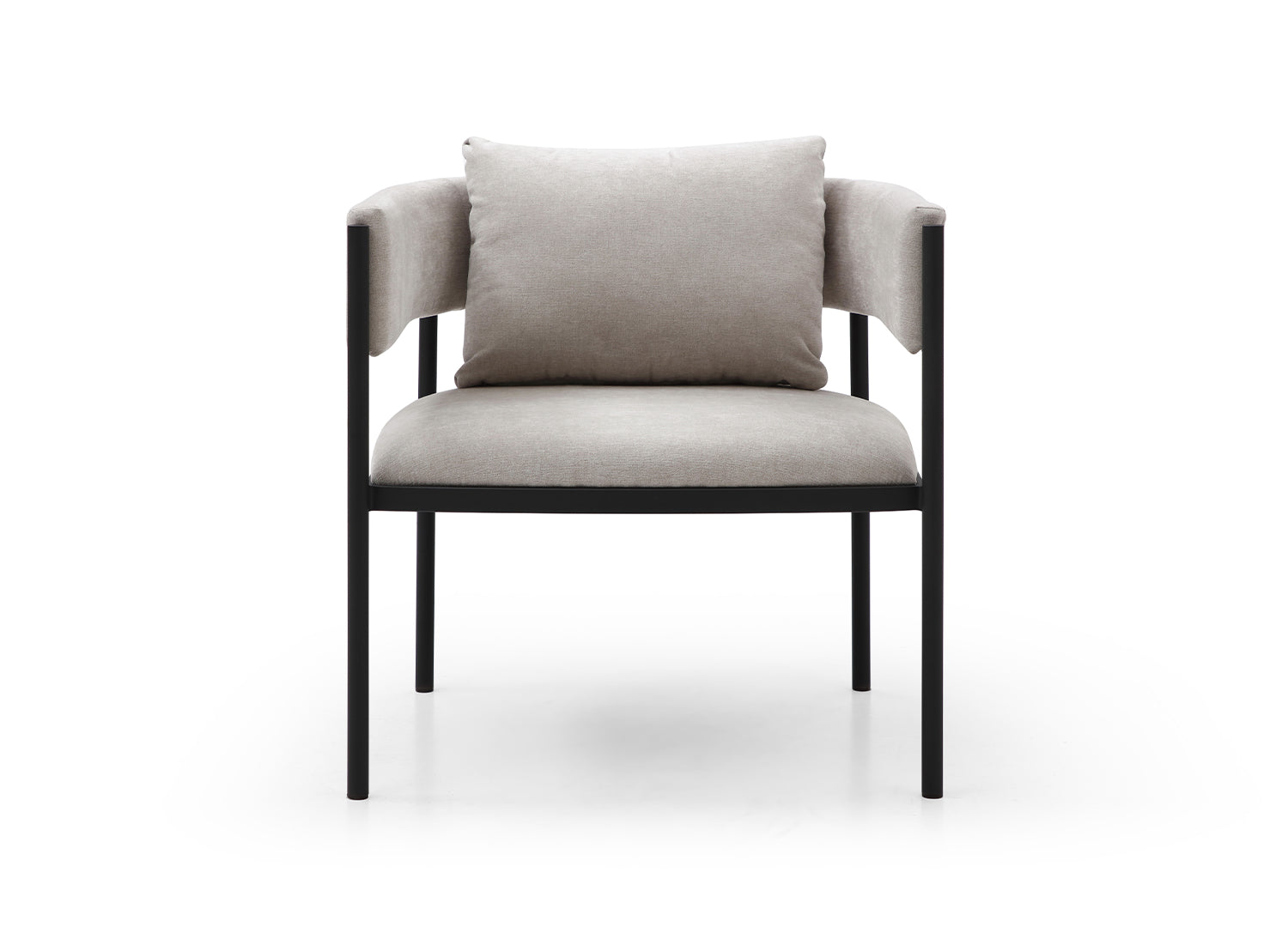 Whiteline Envie Accent Chair CH1821F-BEI/BLK - Vip Game Room