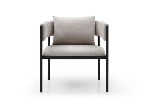 Image of Whiteline Envie Accent Chair CH1821F-BEI/BLK