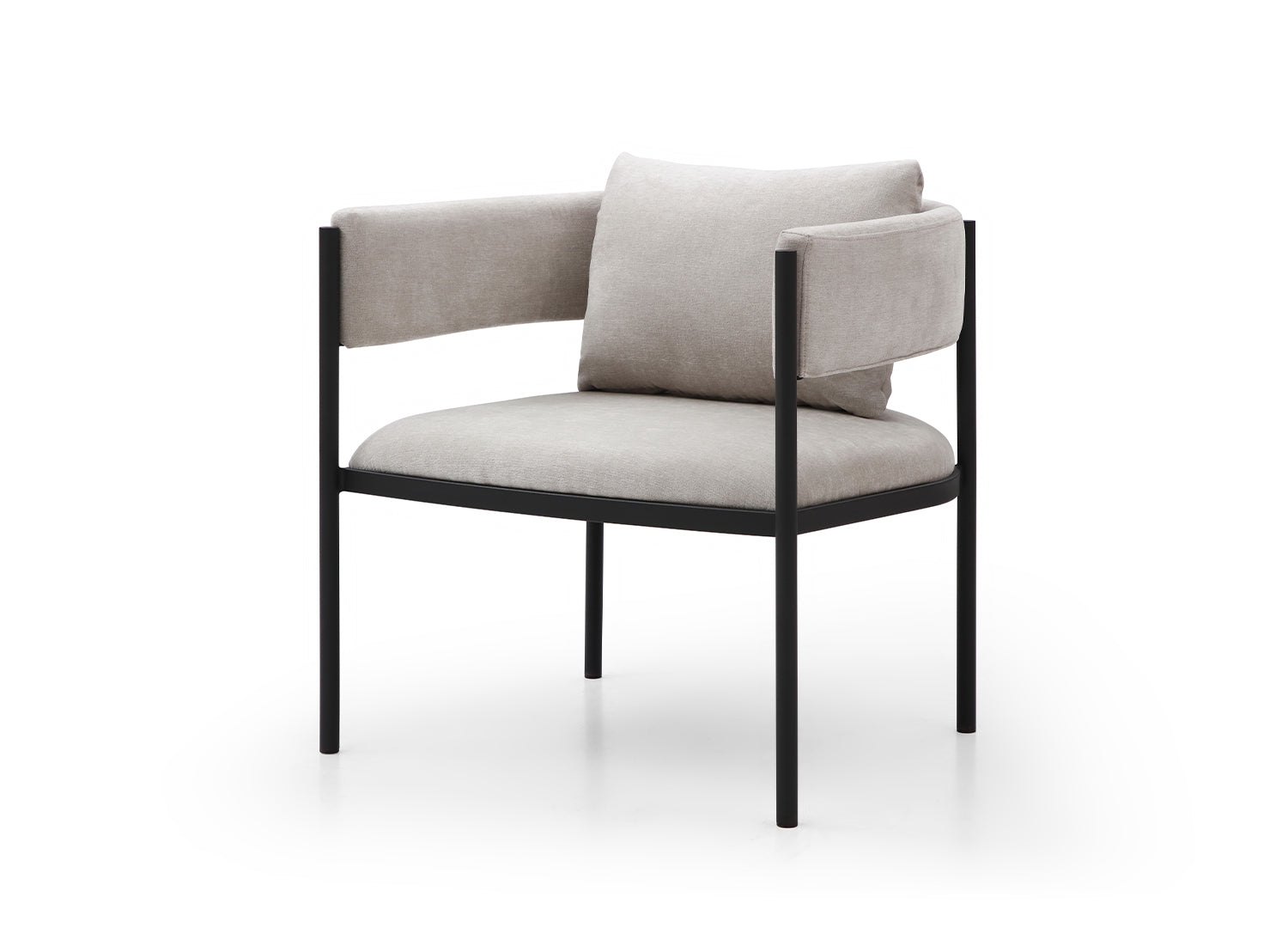 Whiteline Envie Accent Chair CH1821F-BEI/BLK - Vip Game Room
