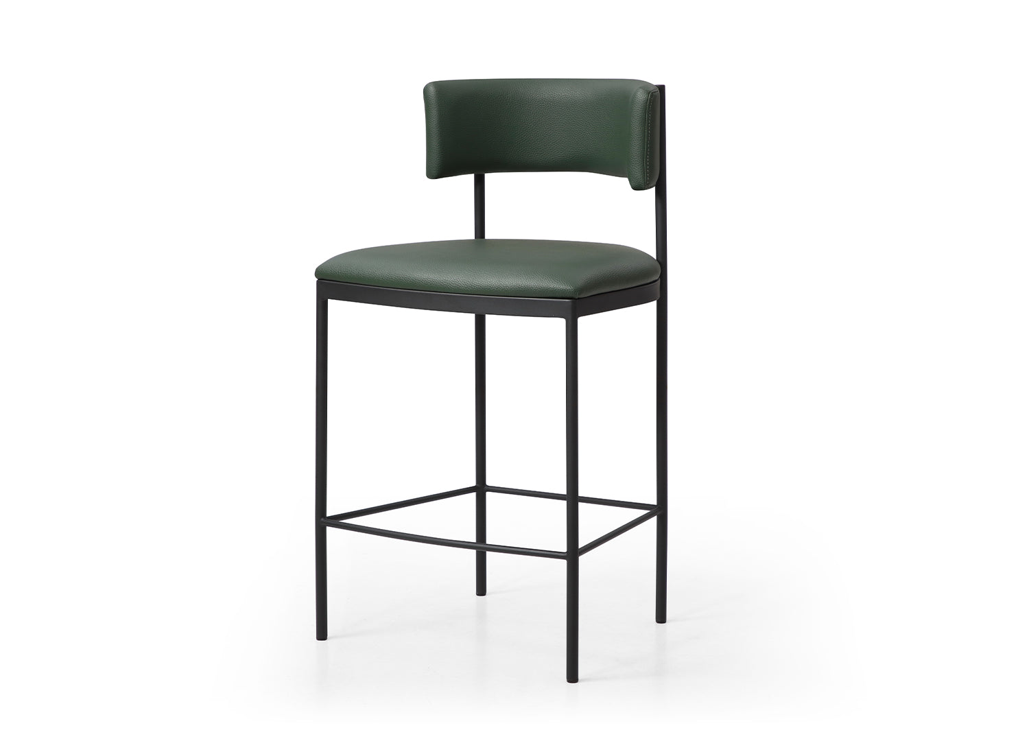 Whiteline Envie Counter Stool BS1821P-GRN - Vip Game Room