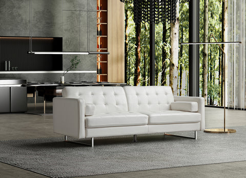 Image of Whiteline Giovanni Sofa Bed Faux Leather SO1195P