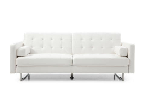 Image of Whiteline Giovanni Sofa Bed Faux Leather SO1195P