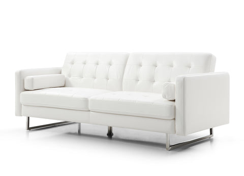 Image of Whiteline Giovanni Sofa Bed Faux Leather SO1195P