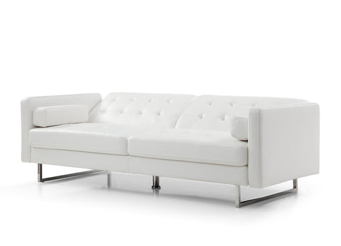 Image of Whiteline Giovanni Sofa Bed Faux Leather SO1195P