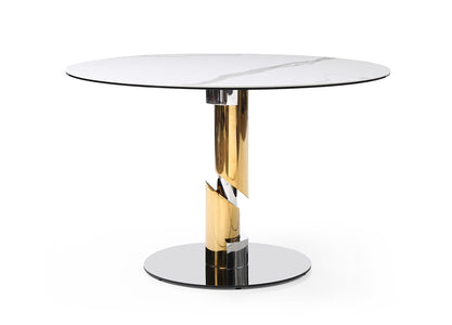 Whiteline Gloria Dining Table DT1935-WHT