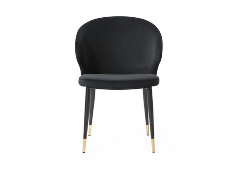 Image of Whiteline Gracie Dining Chair DC1795F-BLK