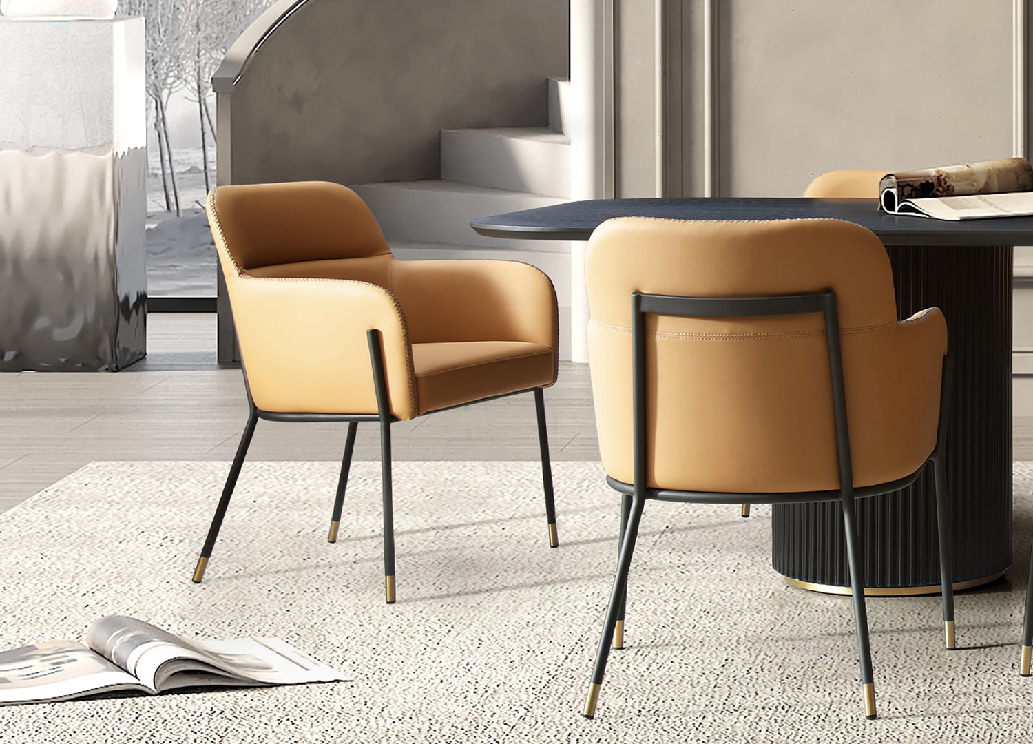 Whiteline Heidi Dining Armchair DAC1842 - Vip Game Room