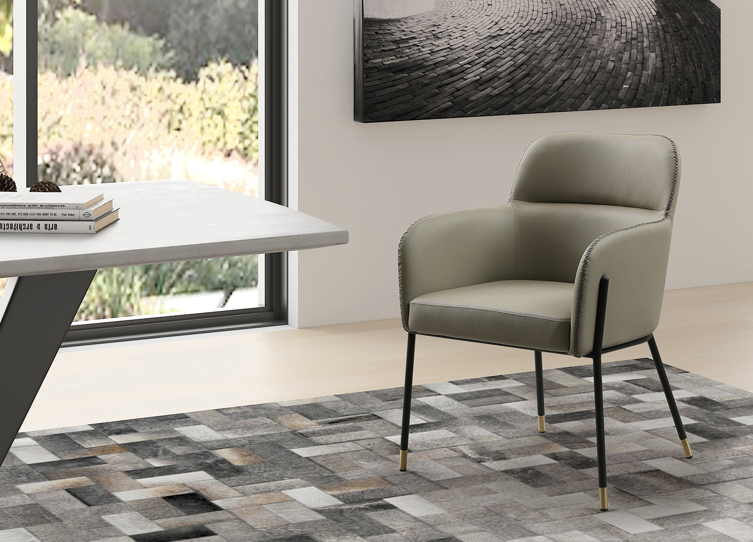 Whiteline Heidi Dining Armchair DAC1842 - Vip Game Room