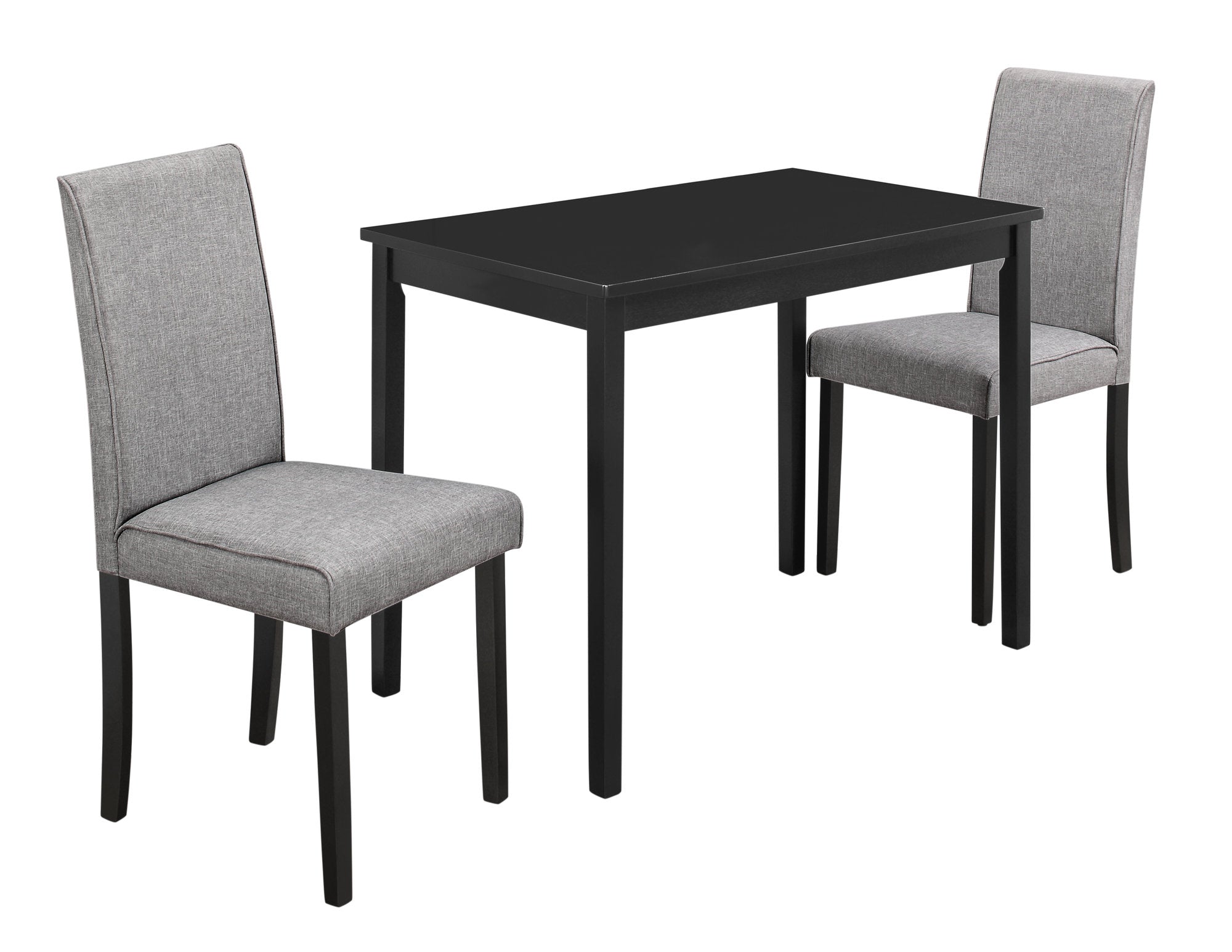 Monarch Specialties Dining Table Set, 3pcs Set, Small, 39"  I 1016 - Vip Game Room