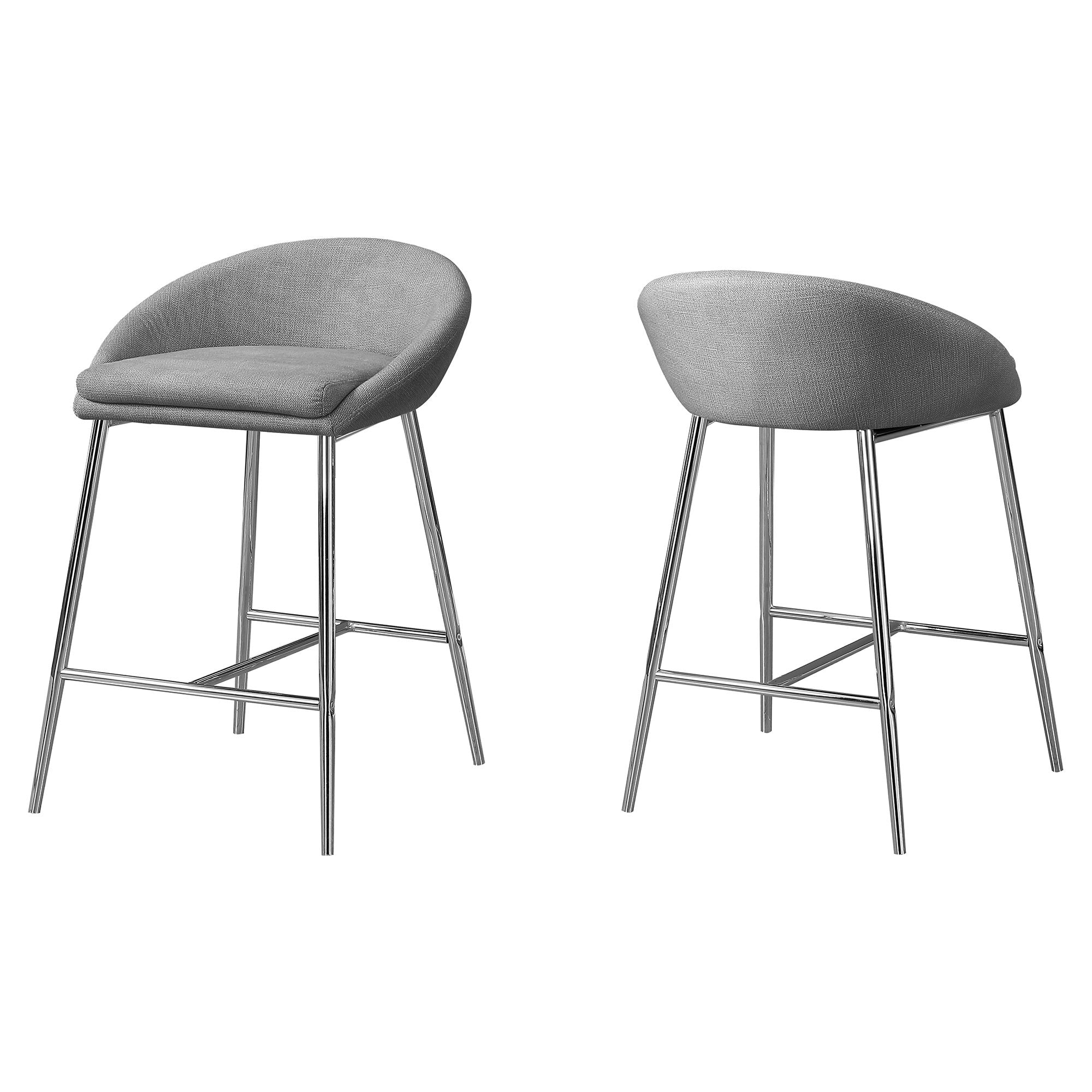 Monarch Specialties Bar Stool, Set Of 2, Counter Height I 2298 - Vip Game Room