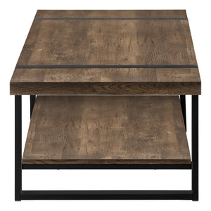 Monarch Specialties Coffee Table 48"L Brown Laminate I 2850