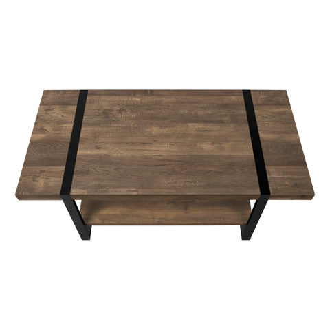 Image of Monarch Specialties Coffee Table 48"L Brown Laminate I 2850