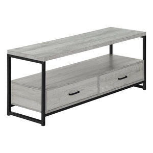 Monarch Specialties Tv Stand, 48 Inch, Grey Laminate I 2871