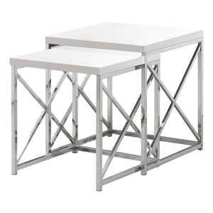 Monarch Specialties Nesting Table, Set Of 2