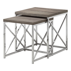 Monarch Specialties Nesting Table, Set Of 2