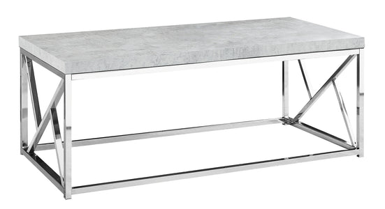 Monarch Specialties Coffee Table 48"L, Grey Laminate I 3375