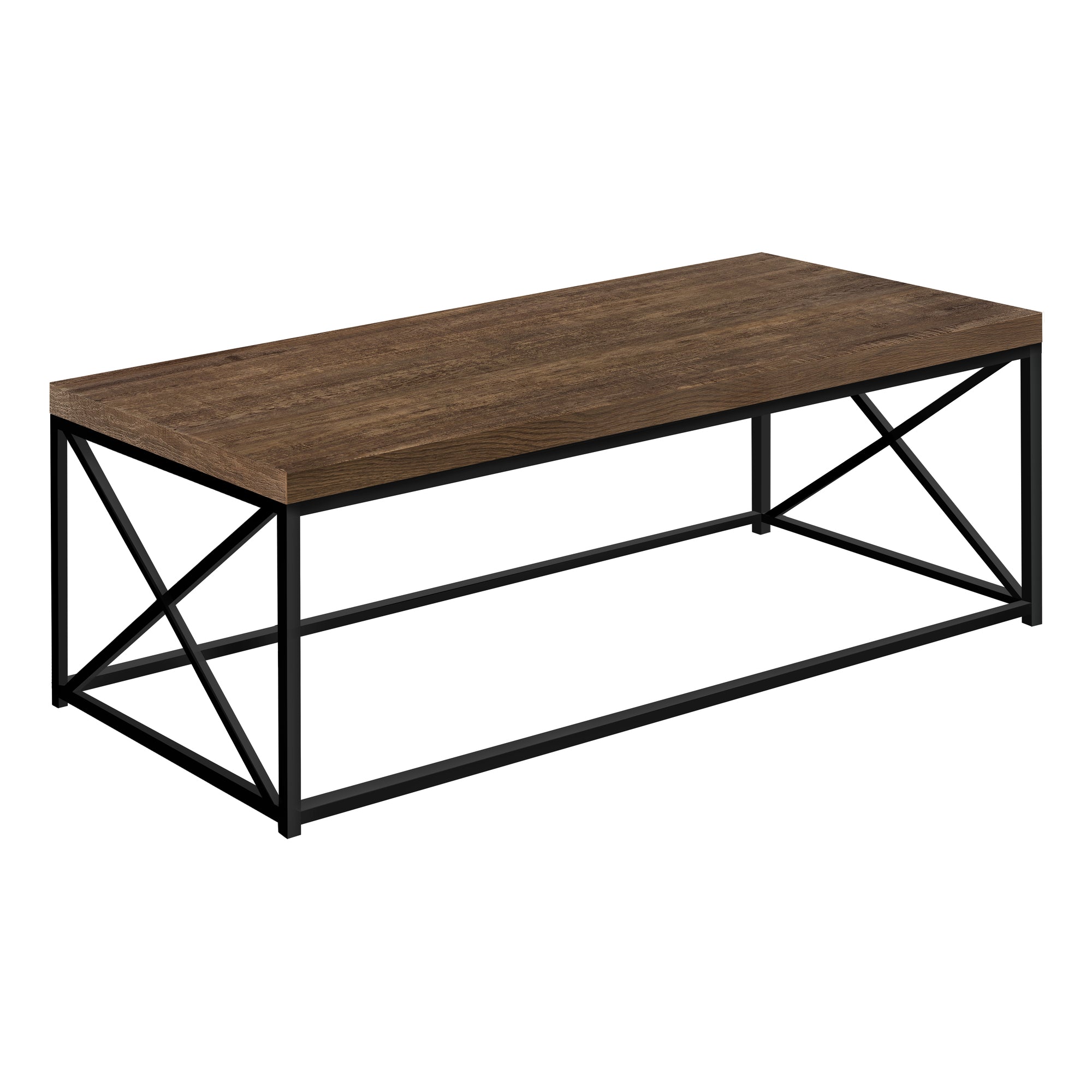 Monarch Specialties Coffee Table 44"L, Brown Laminate I 3416 - Vip Game Room