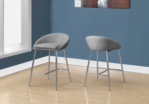 Image of Monarch Specialties Bar Stool, Set Of 2, Counter Height I 2298