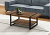 Monarch Specialties Coffee Table 48"L Brown Laminate I 2850