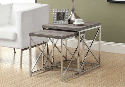 Monarch Specialties Nesting Table, Set Of 2