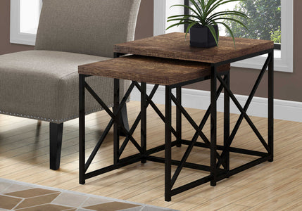 Monarch Specialties Nesting Table, Set Of 2