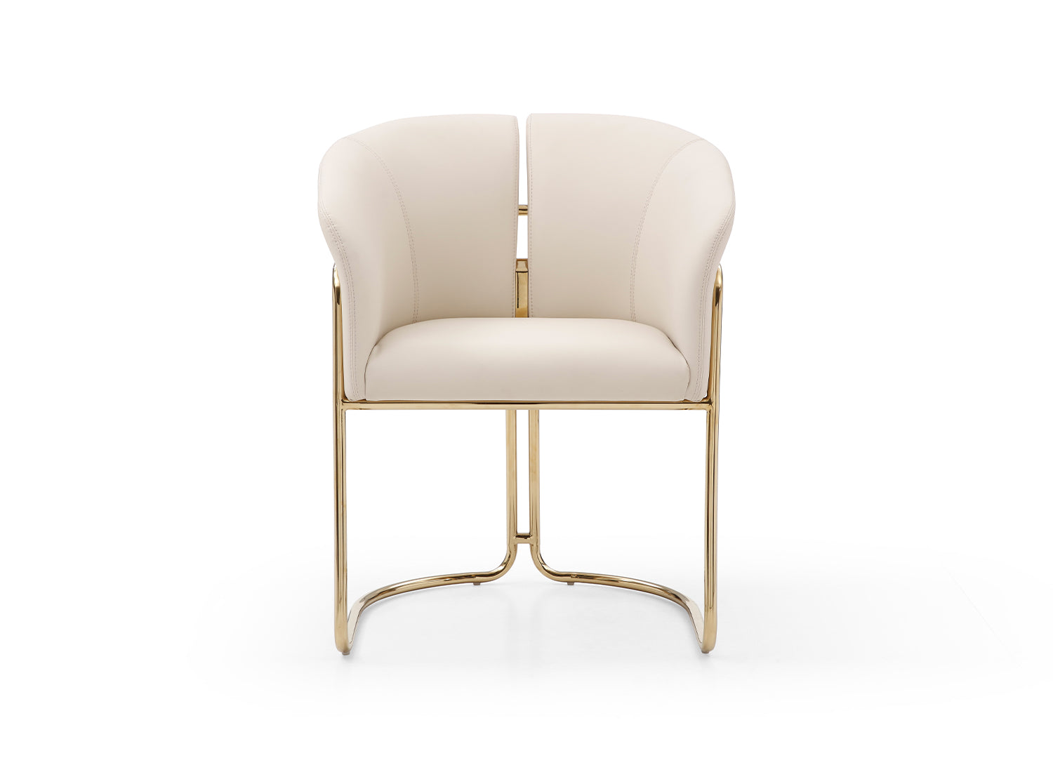 Whiteline Jolie Dining Armchair DAC1923-BEI - Vip Game Room