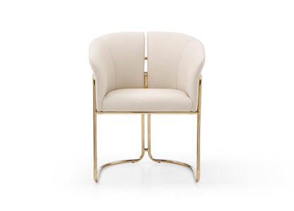 Whiteline Jolie Dining Armchair DAC1923-BEI