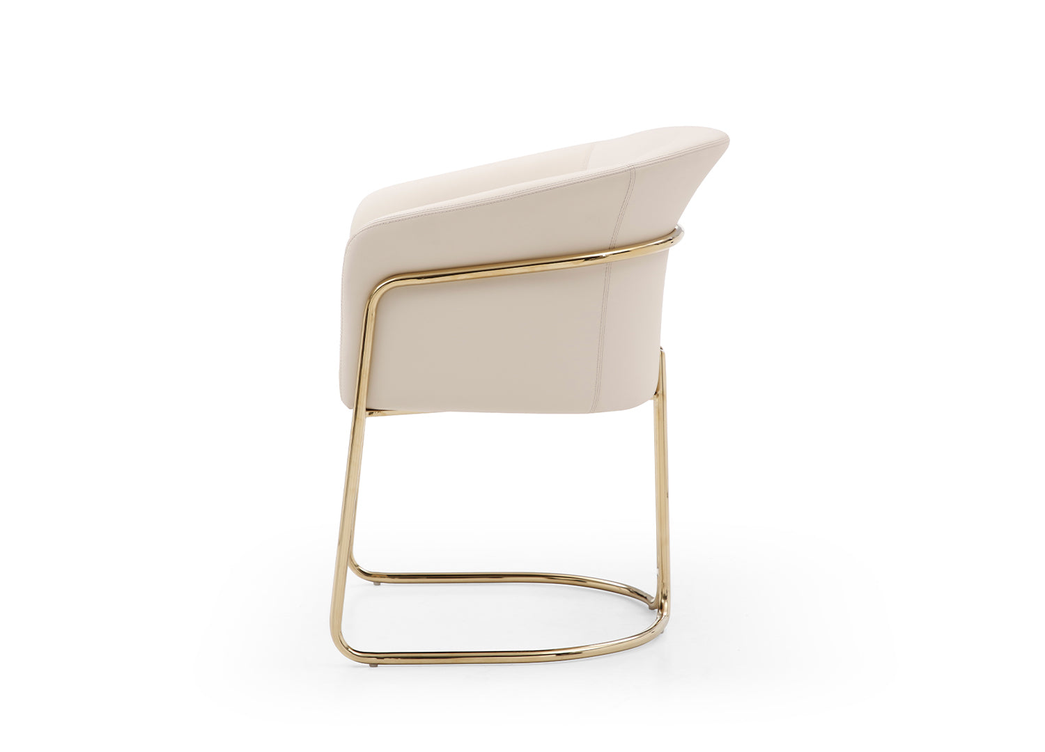 Whiteline Jolie Dining Armchair DAC1923-BEI - Vip Game Room