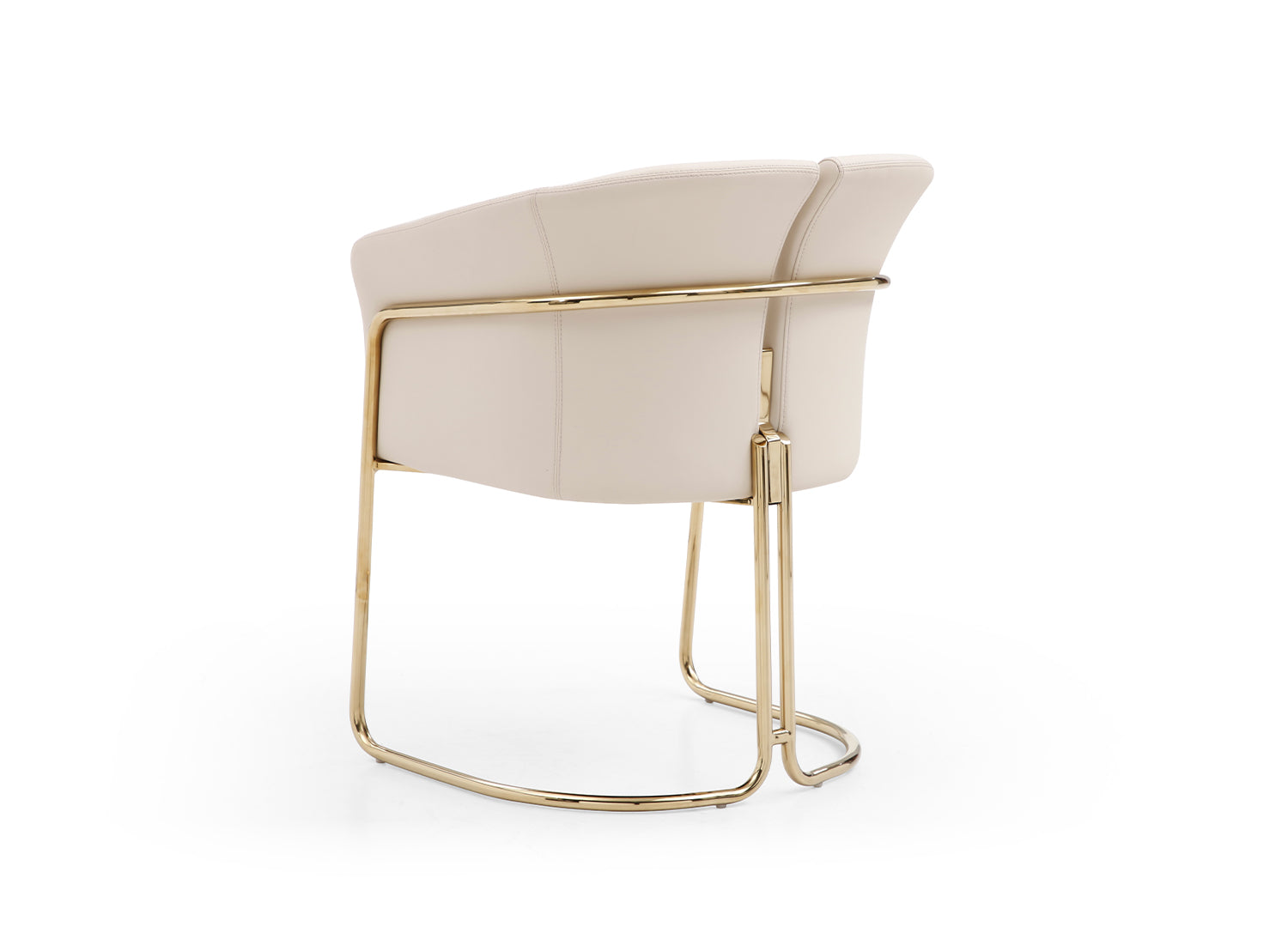 Whiteline Jolie Dining Armchair DAC1923-BEI - Vip Game Room