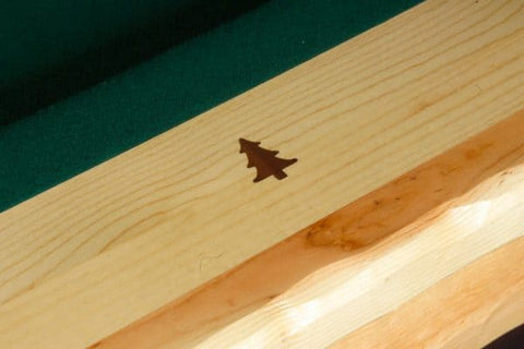 Image of Viking Log Ponderosa Pine Billiard Table Complete Billiard Table Non-Stock