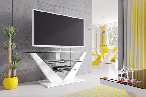 Image of Maxima House Floor TV Stand LUNA for up to 65 inch TV's with LED