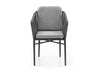 Whiteline Lynn Outdoor Dining Armchair DAC1837-LGRY