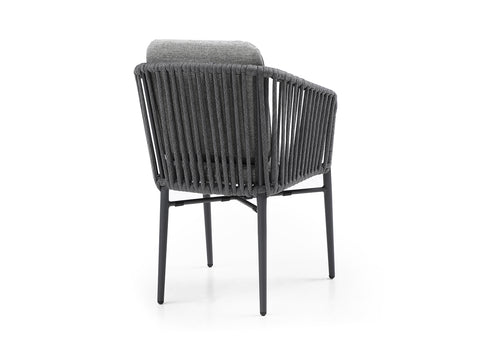 Image of Whiteline Lynn Outdoor Dining Armchair DAC1837-LGRY